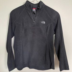 The North Face Quarter-Zip Long Sleeve  Women's Pullover | Color: Black | Size:M